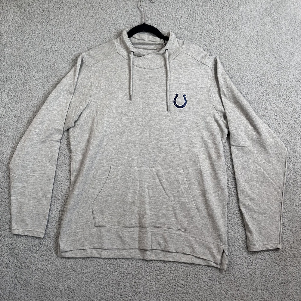 Indianapolis Colts Pullover Mens Large Antigua Reward NFL Lightweight Hoodie NWT